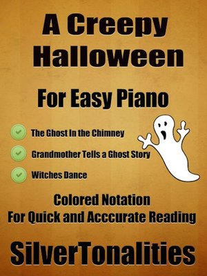 cover image of A Creepy Halloween Kullak Solos for Easy Piano with Colored Notes